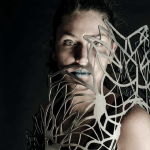 Laser cut dress made at MUSE (Trento, Italy) as part of the KiiCS project, 2014